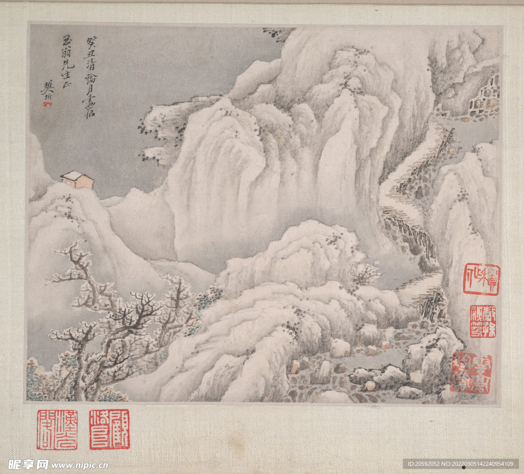 山水画  