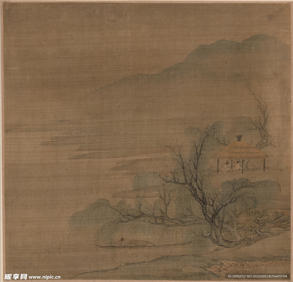 水墨画  