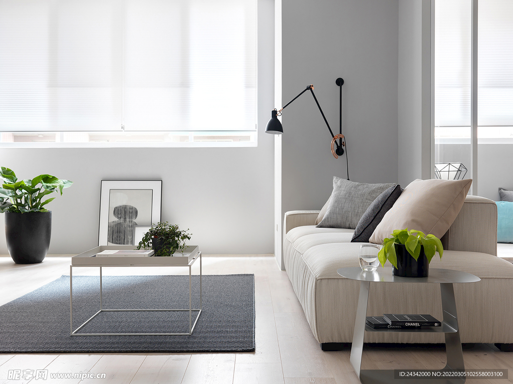 北欧风格家装实景图