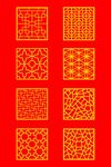 中国风花纹 