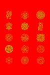 中国风花纹 