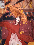 雨水插画