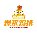 鸡排店标志logo
