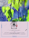 雨水海报