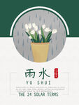雨水海报