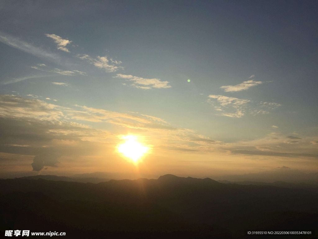 日落 晚霞 夕阳