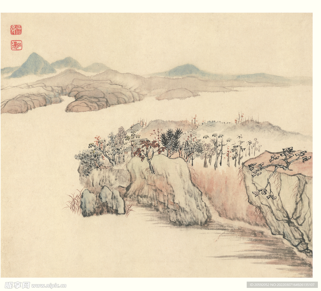 山水画   