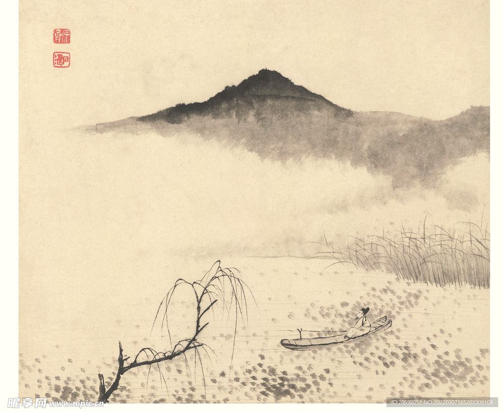 山水画  