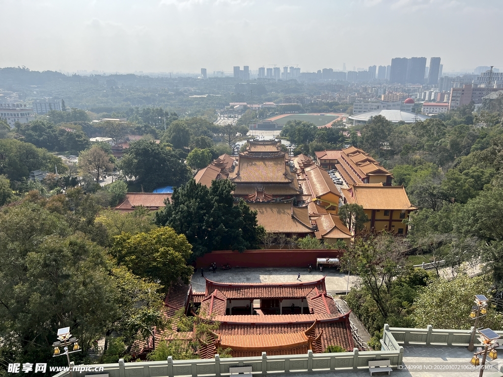 泉州府同安县梵天寺中轴线