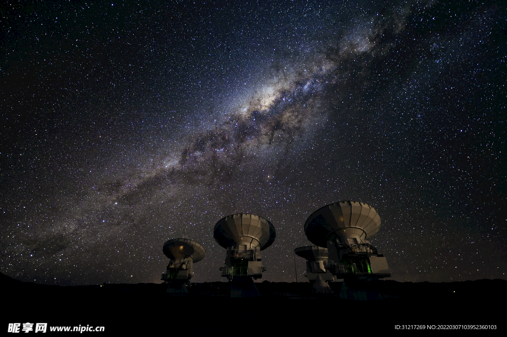 太空 星空 银河系 夜空 摄影