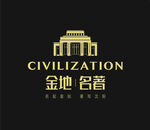金地名著logo