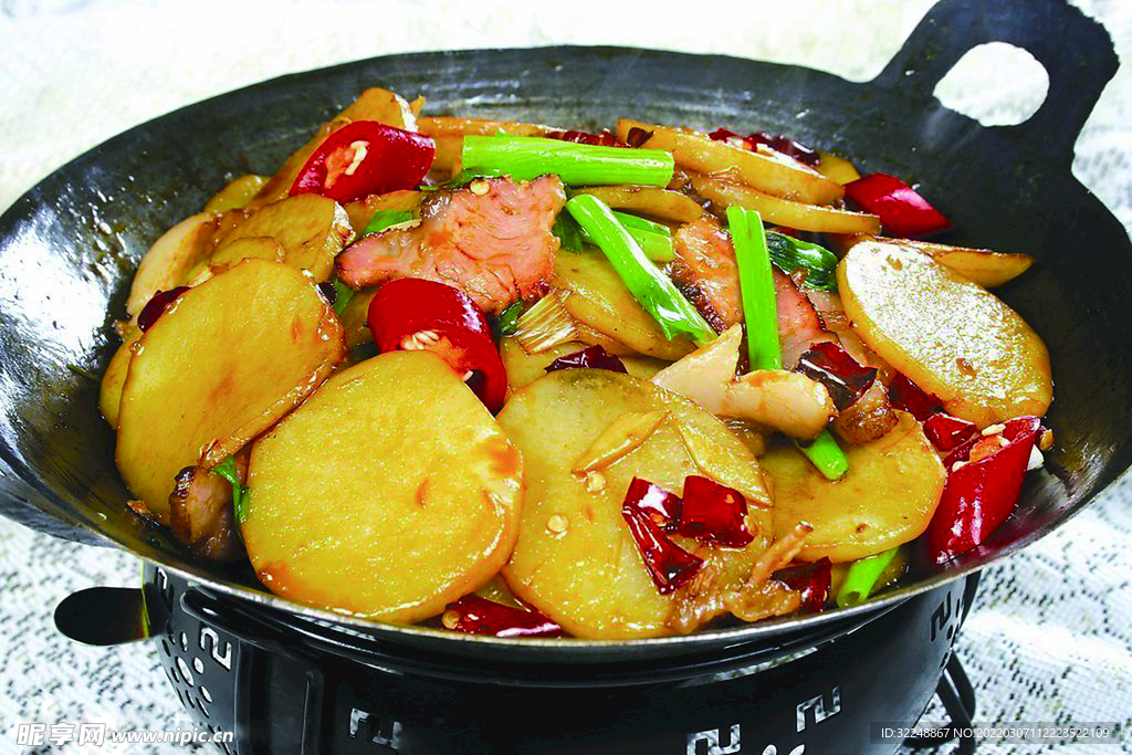 干锅土豆片