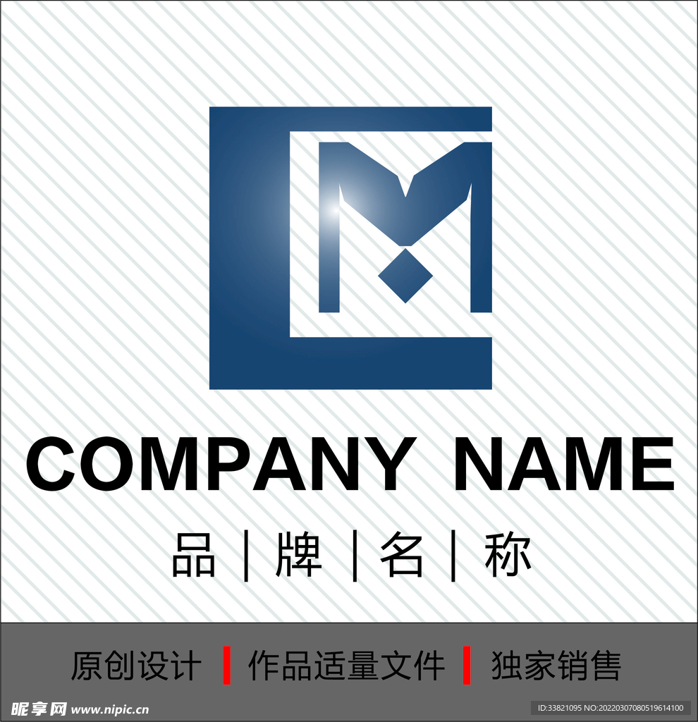 M logo商标