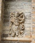 福建和平聚奎塔内门神浮雕 