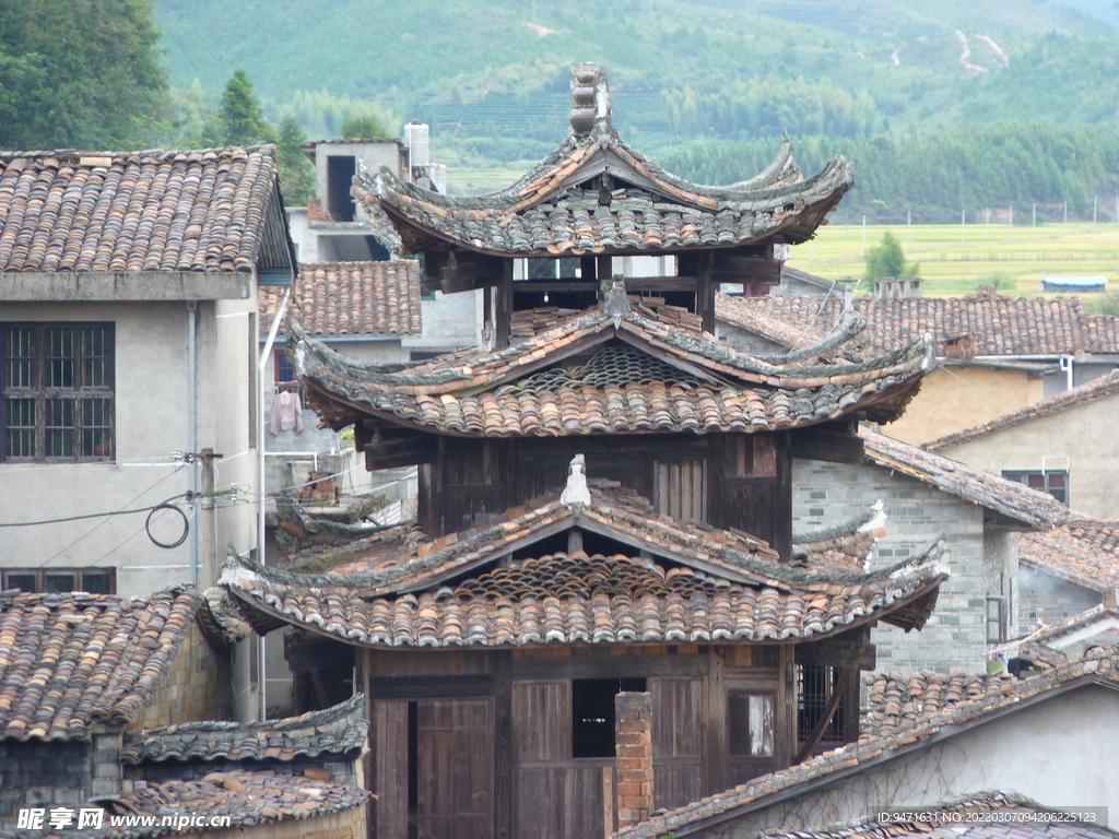 福建和平县丞署古建屋顶