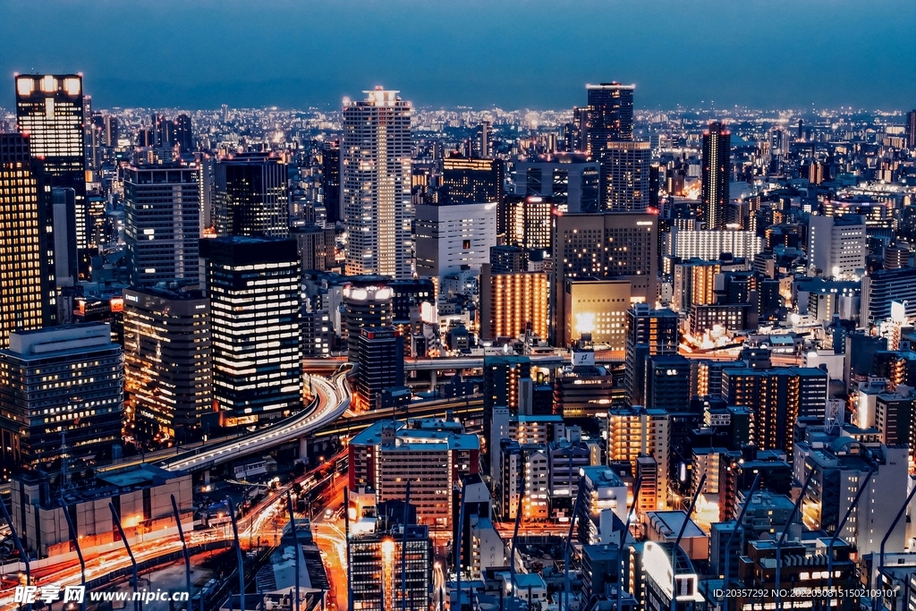 城市建筑夜景