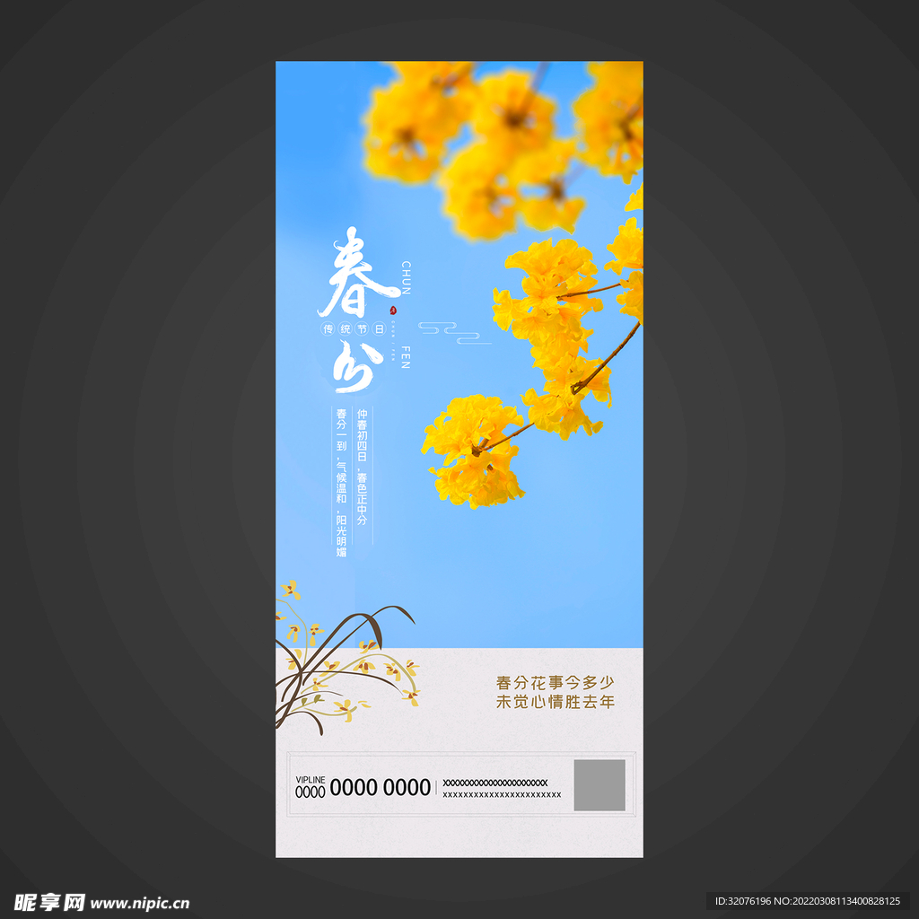 春分手机海报