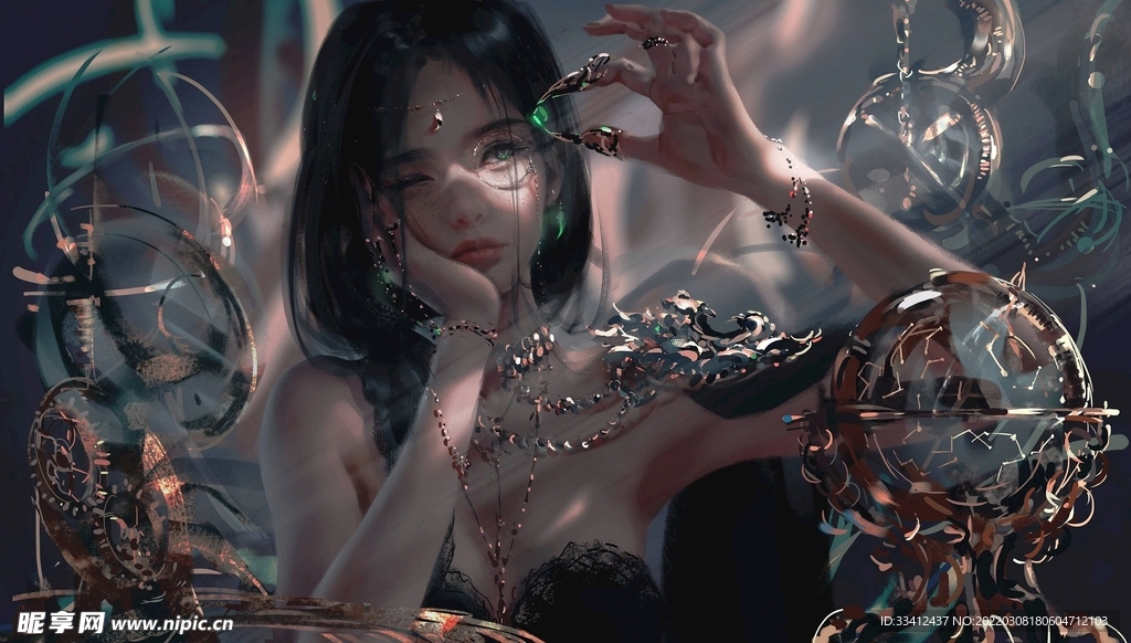 美女