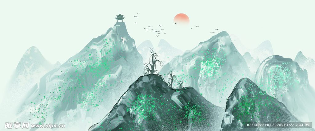 山水画