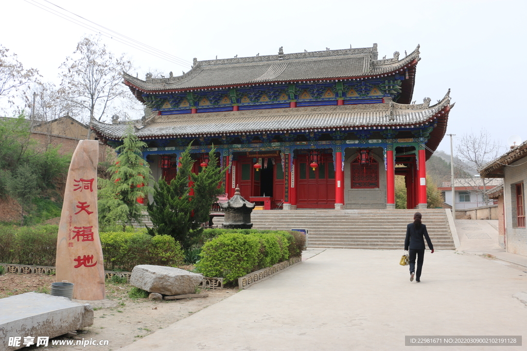 豪华的古建装饰洞天福地