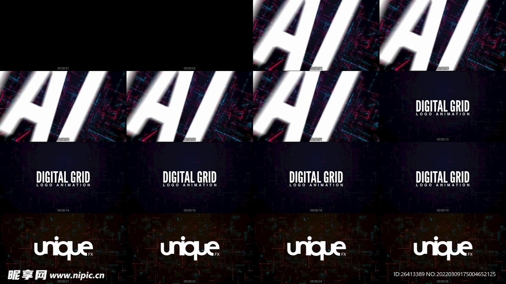 ae模板 文字动画 影视特效 