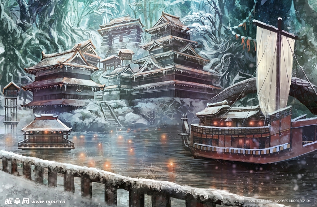 动漫漫画场景海报壁纸