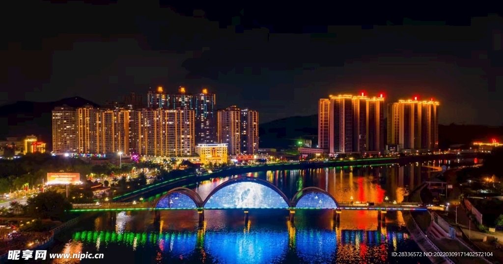 揭西夜景