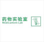 药物实验室矢量图形