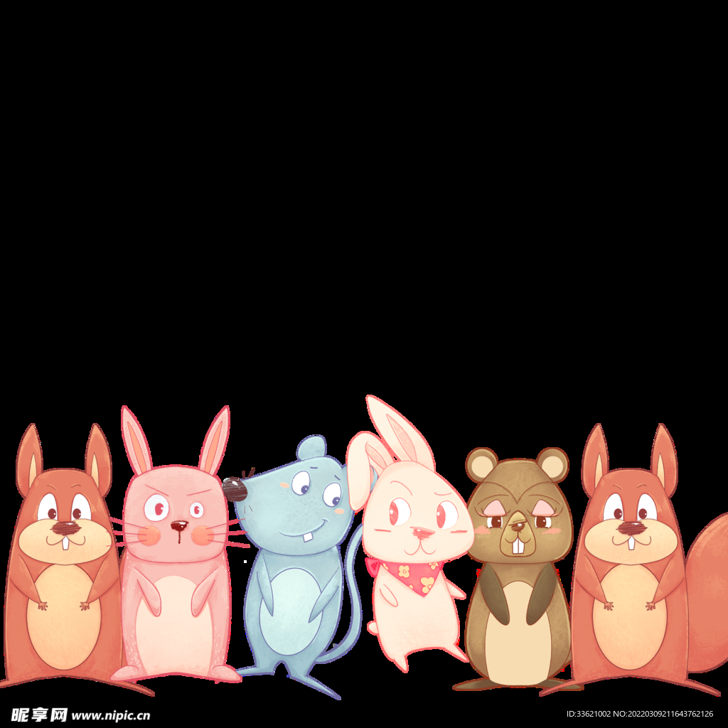 卡通动物  