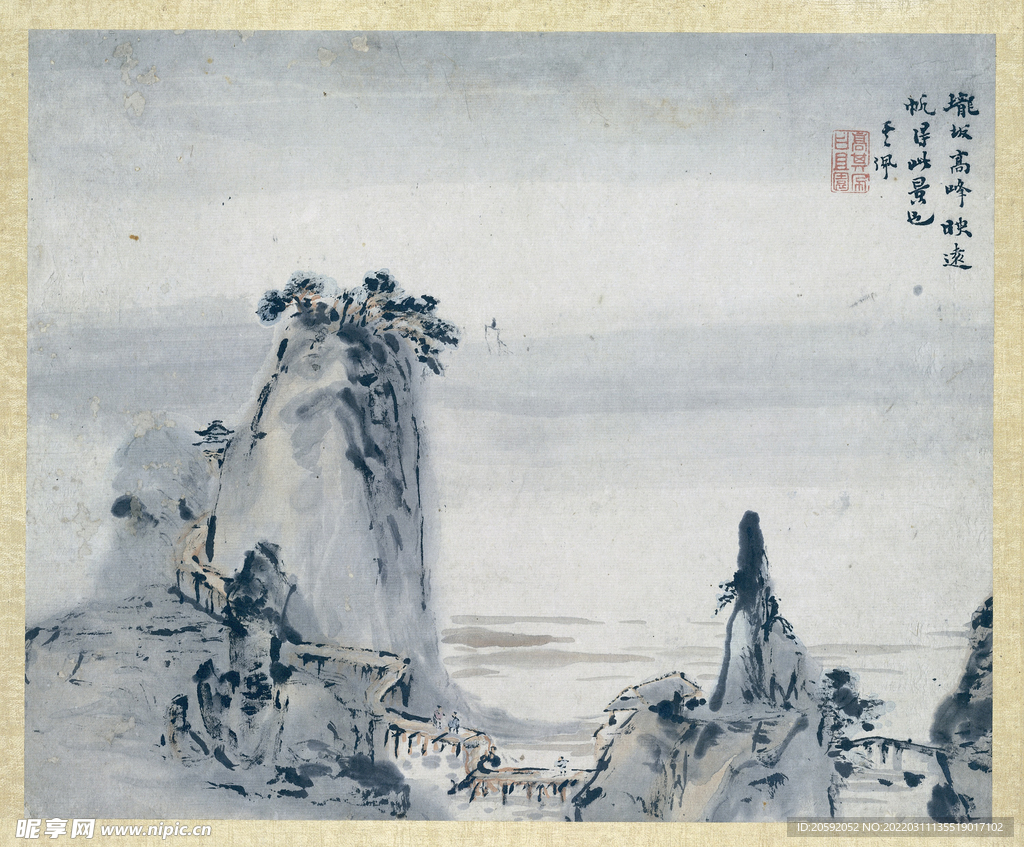 山水画  