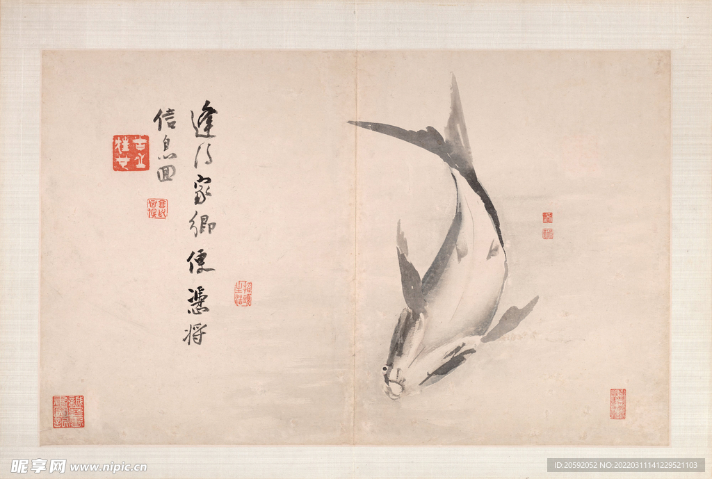 水墨画 