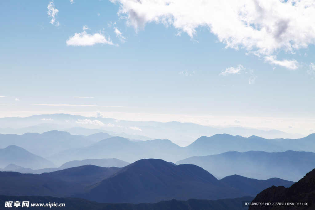 山川远眺美景