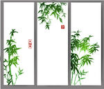 竹叶背景