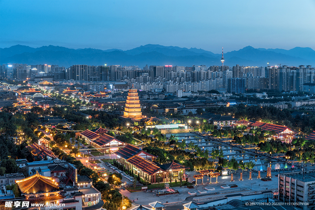 西安夜景