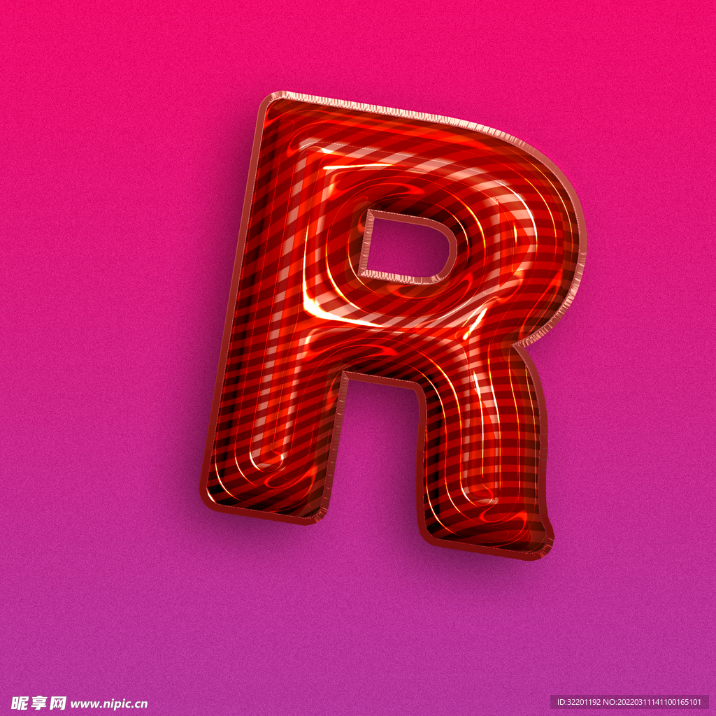气球字体