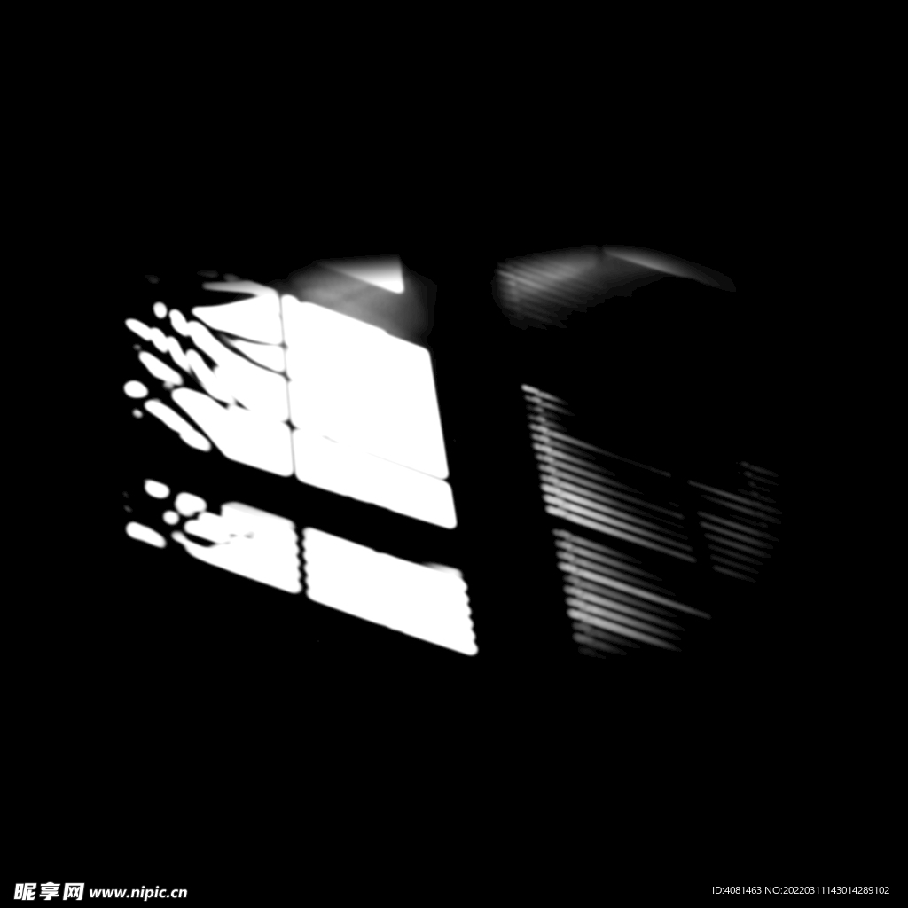 光影 光线 窗户 灯光 黑白