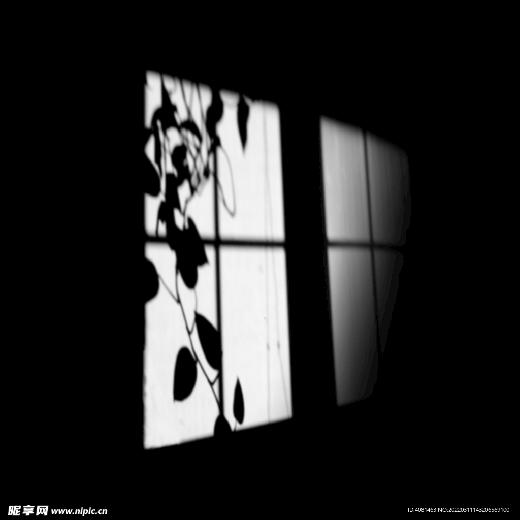 光影 光线 窗户 灯光 黑白