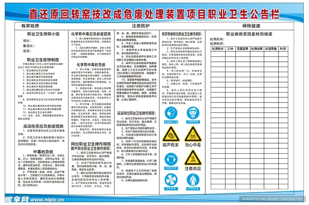 风险点告知牌 公告栏