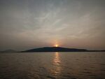 东平湖落日