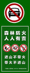 森林防火警示牌