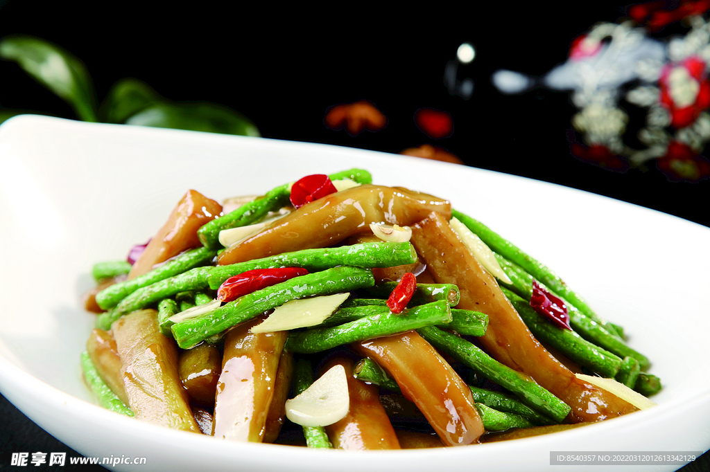 茄子烧豆角