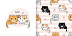 卡通小猫
