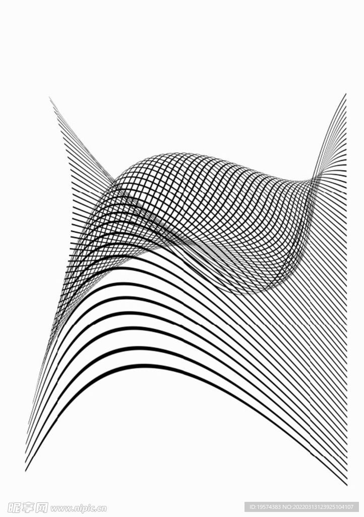 抽象科技线条