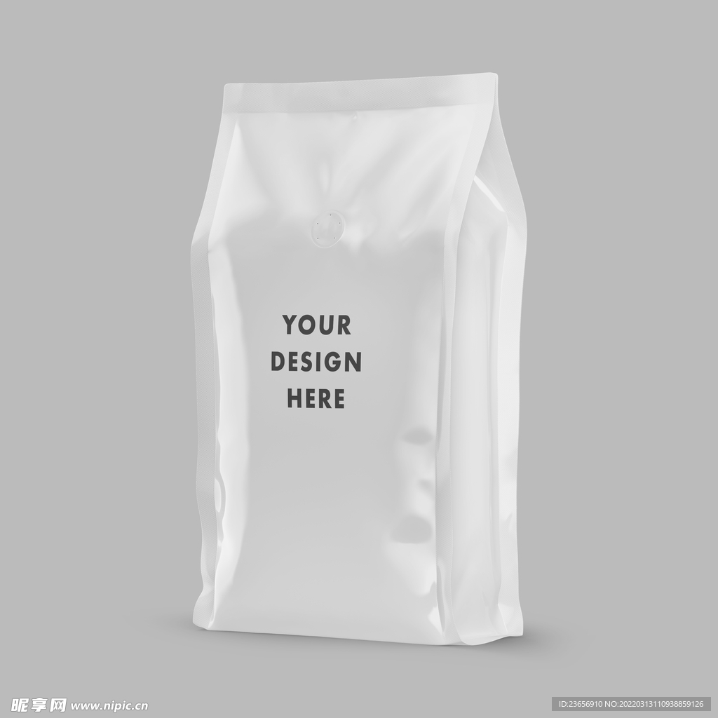 高端铝箔咖啡包装袋子样机