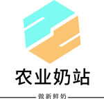 农大奶站logo