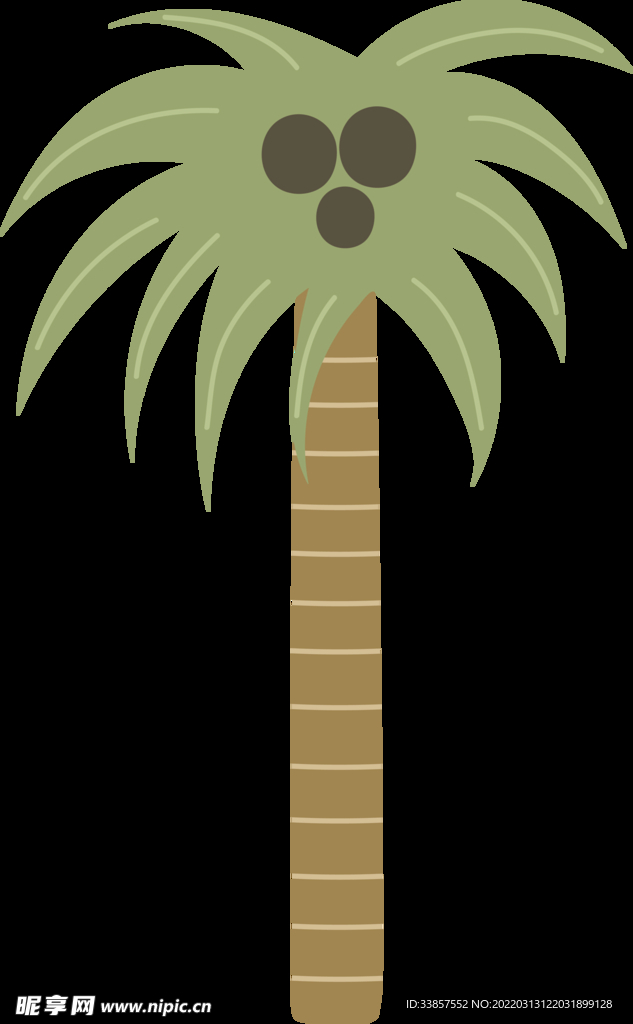 椰子树    