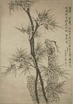 竹子国画  