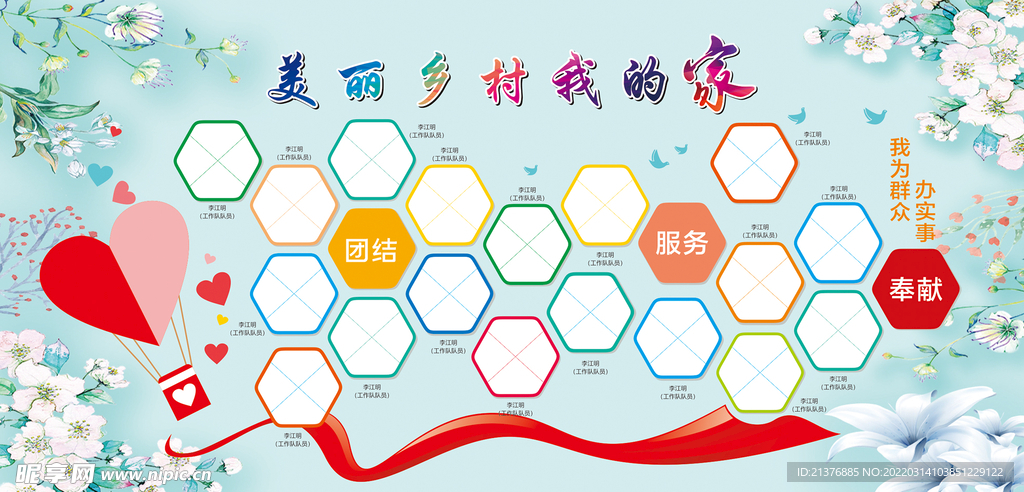 美丽乡村展板