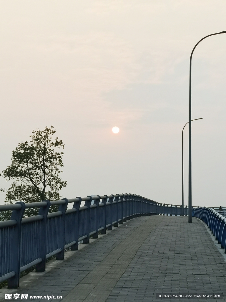 公路户外太阳景色