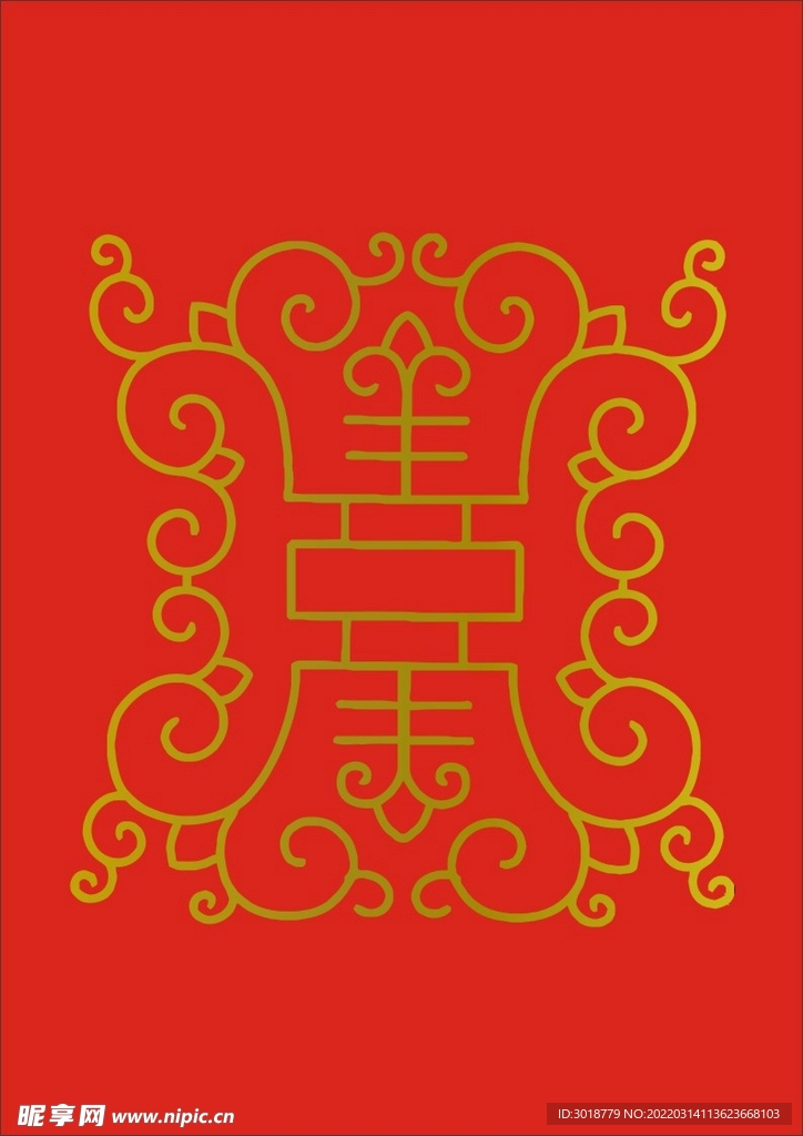 藏族花纹